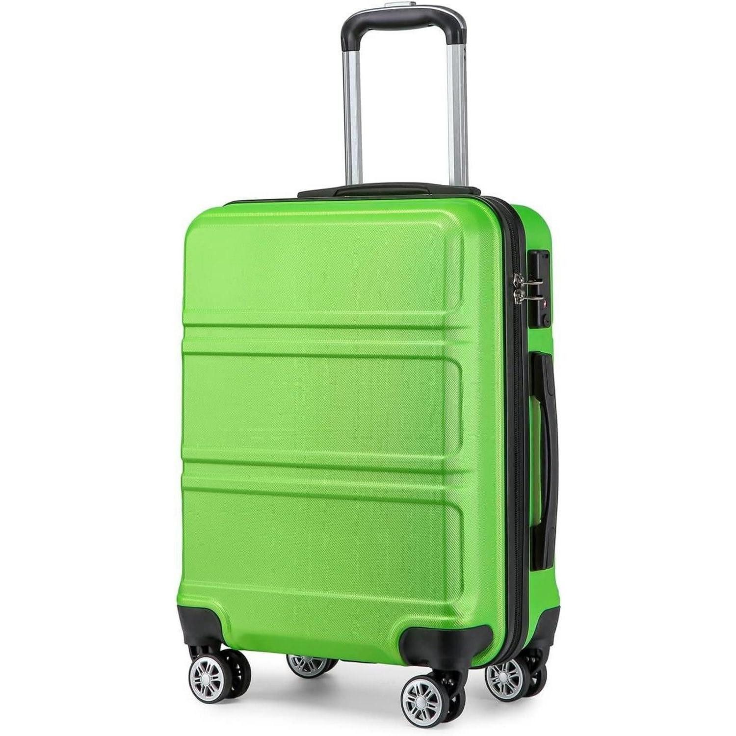 LuxusKollektion Валізиset Валізи Trolley Reisekoffer XL (74cm) Apfelgrün