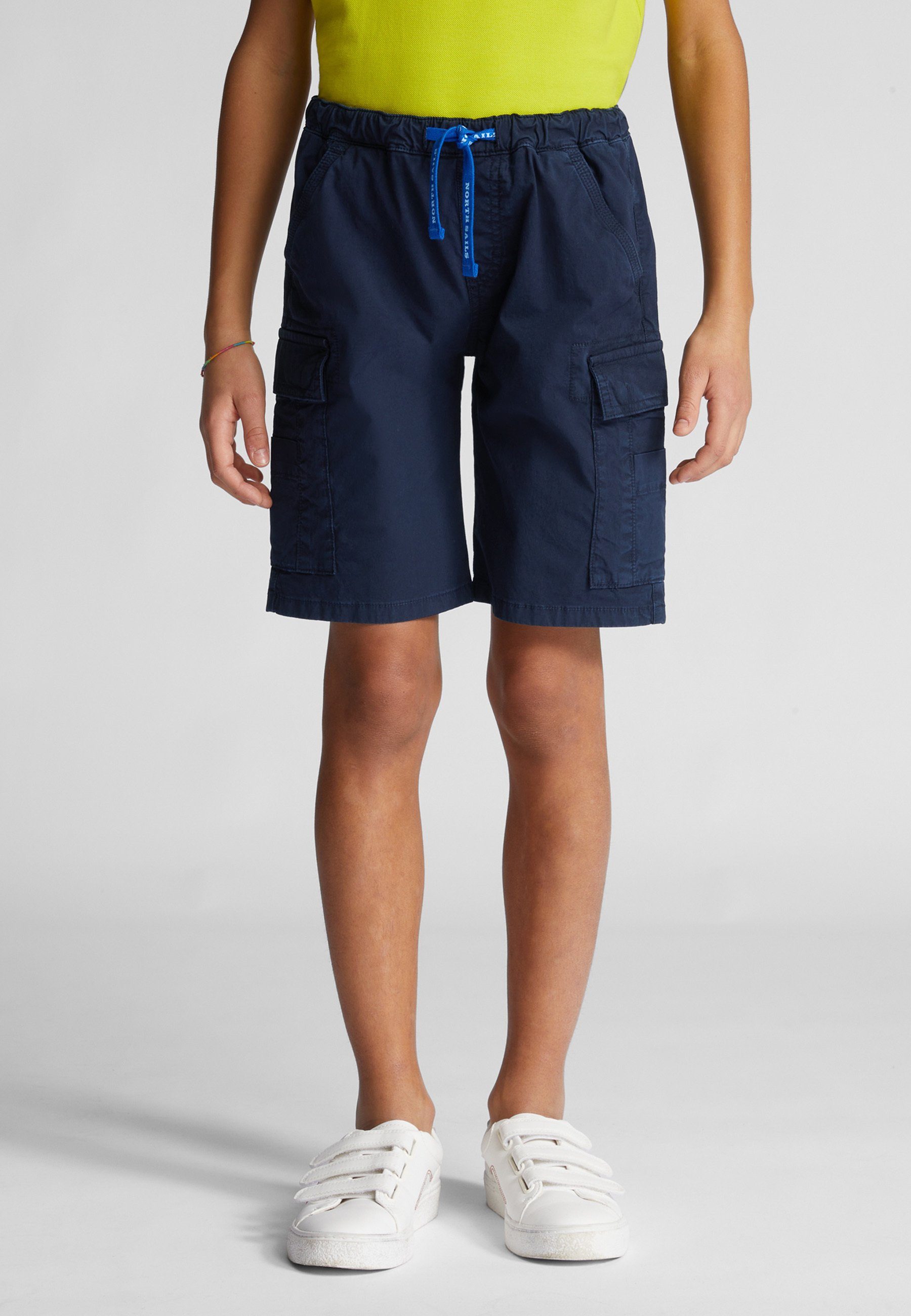 North Sails Cargoshorts Cargo-Shorts aus Popeline MARINEBLAU