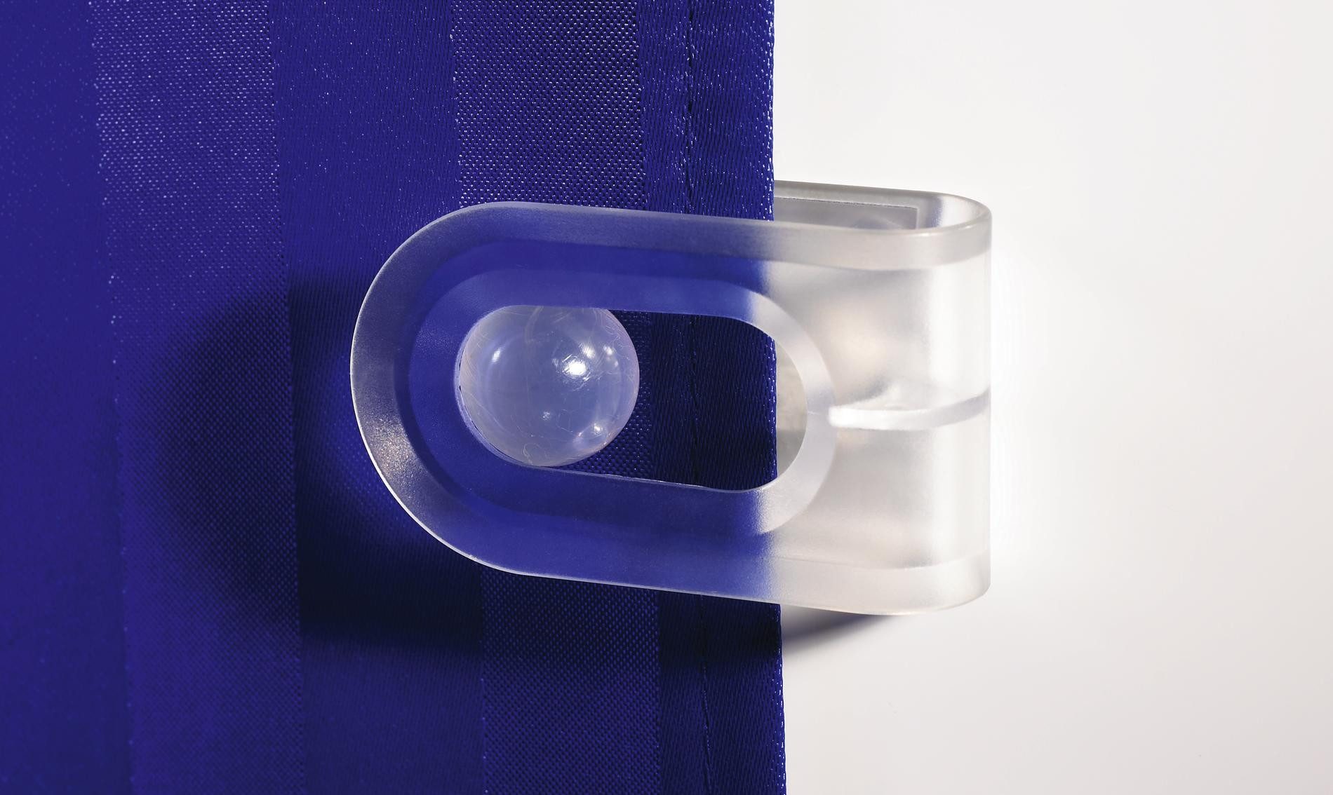 Ridder Duschvorhangringe FixIt transparent