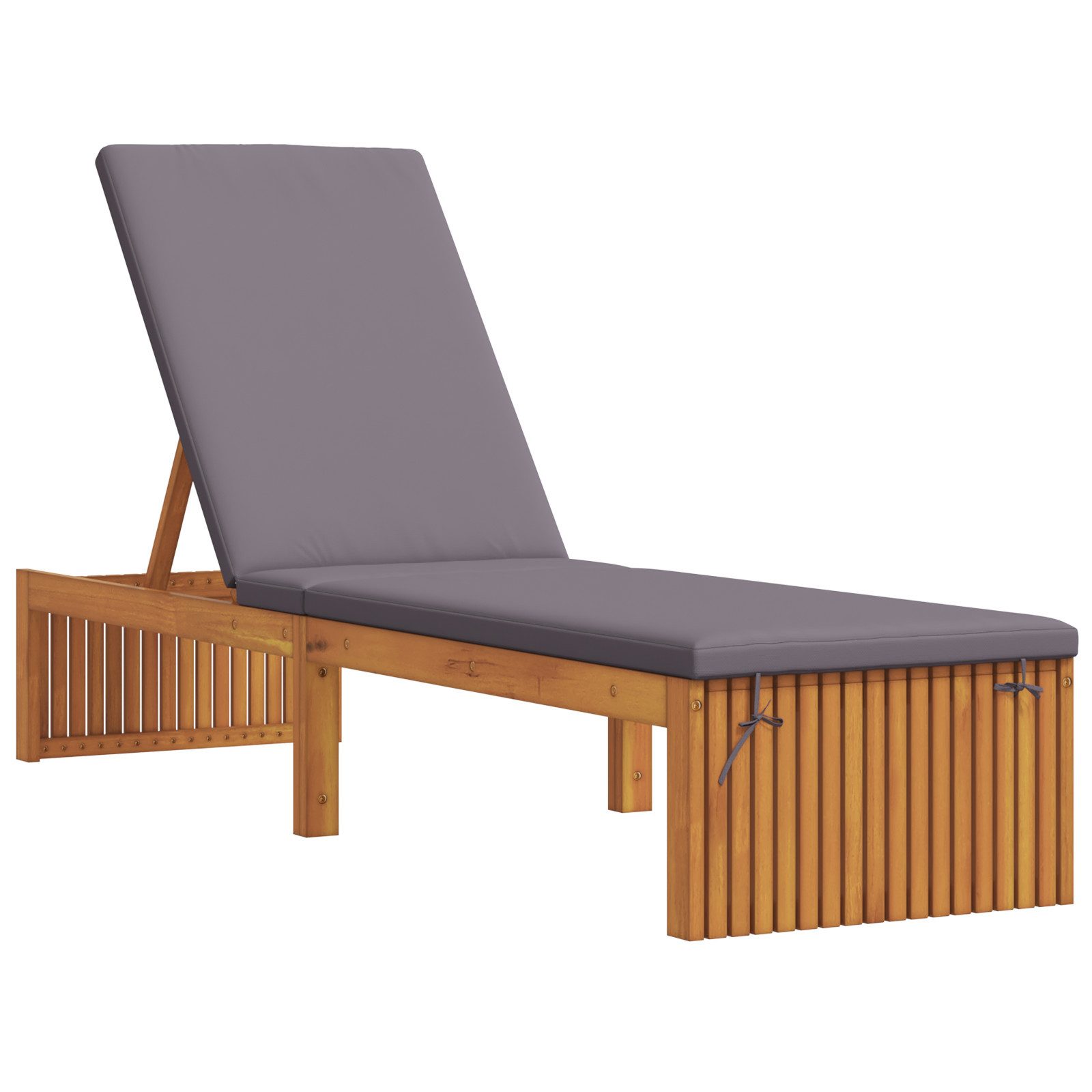 vidaXL Gartenliege Sonnenliege mit Kissen 200x55x30 günstig online kaufen