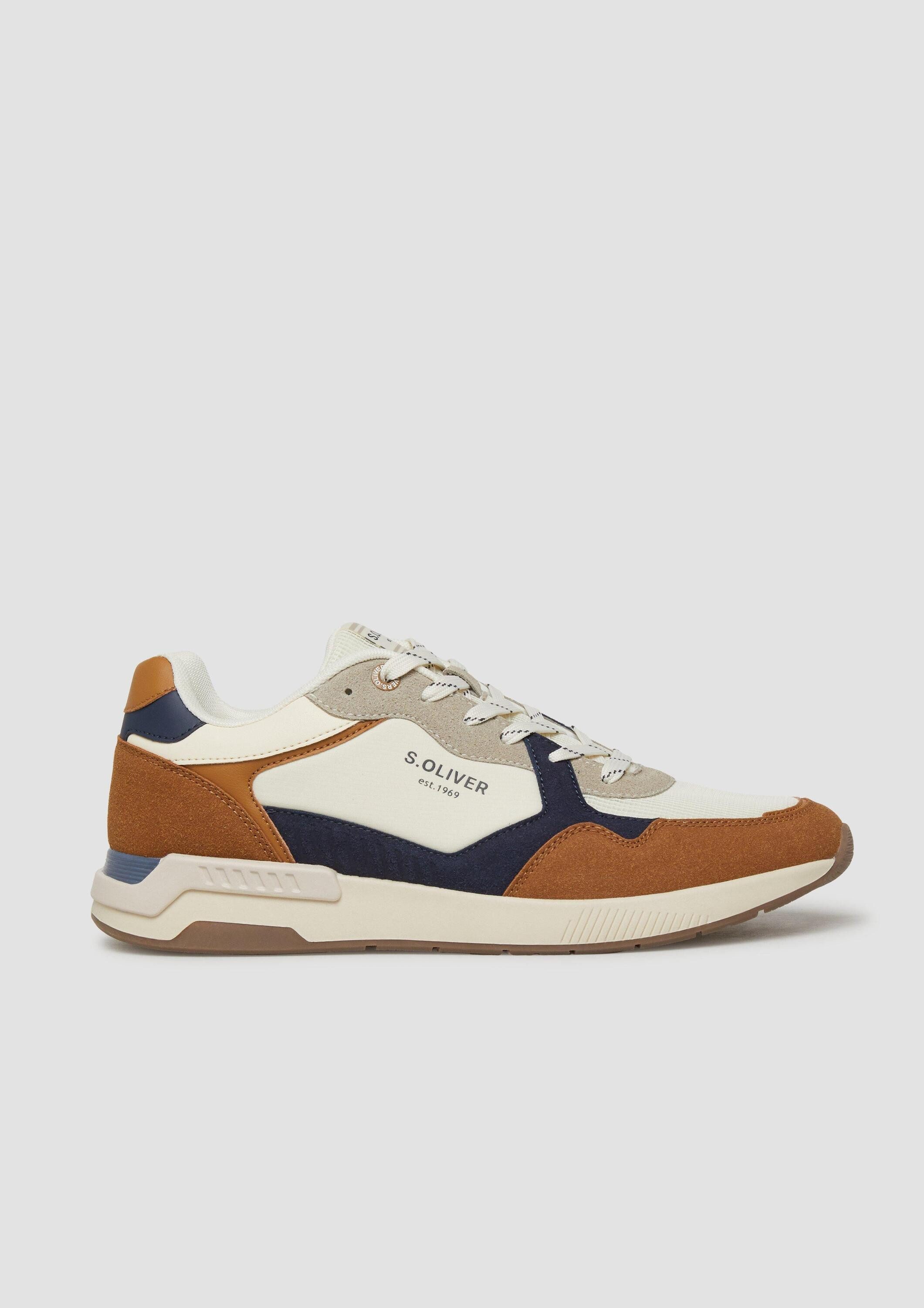 s.Oliver Sneakers Sneaker Multicolor-Sneaker in Leder-Optik