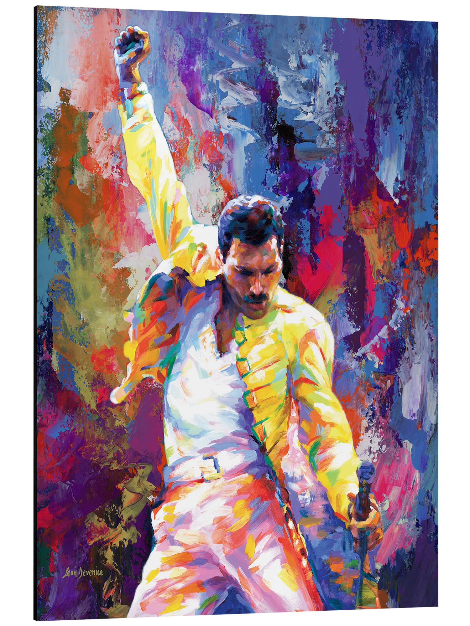 Posterlounge Alu-Dibond-Druck Leon Devenice, Freddie Mercury günstig online kaufen