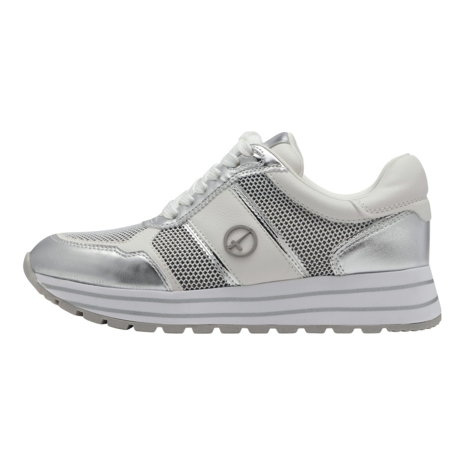 Tamaris Damen Sneaker 1-23727-42-948 SILVER COMBI Sneaker