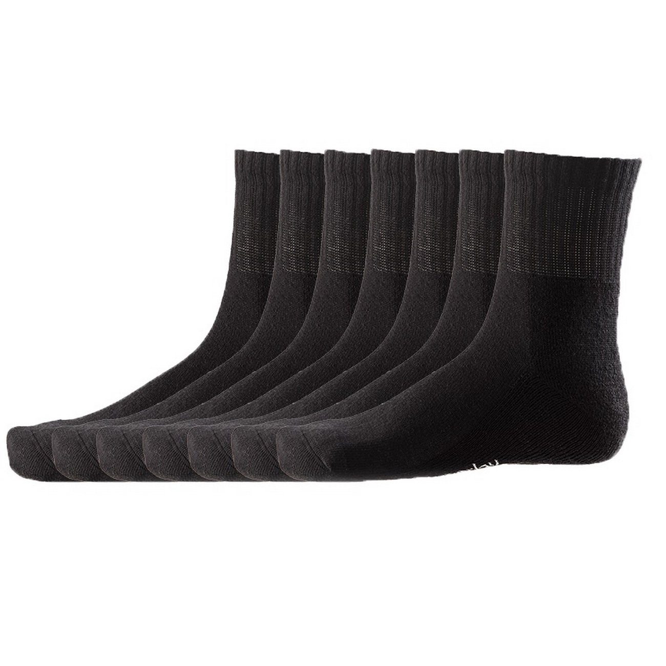 Dailysoxx Langsocken Unisex Short Crew Socken Everyday mit Frotteesohle 7er Pack (7-Paar) Unisex Short Crew Socken Everyday mit Frotteesohle 7er Pack von Dailysoxx