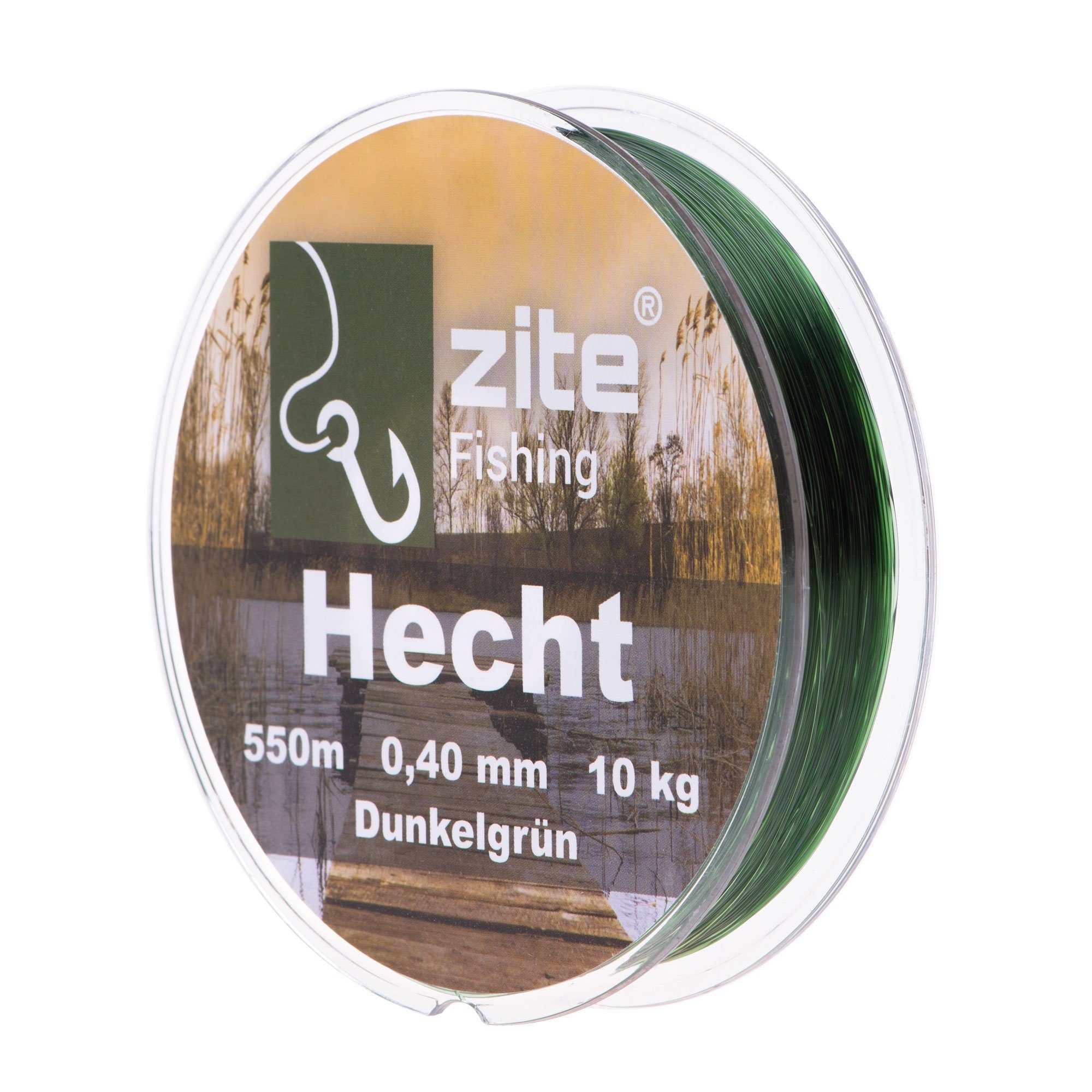 Zite Angelschnur 0,40mm 550m - Hechtschnur monofil für Ansitzangeln & Spinnfischen
