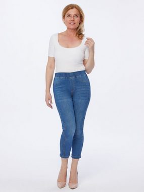 Body Needs Sweatjeans Jeggings figurbetont mit Strasssteinbesetzung