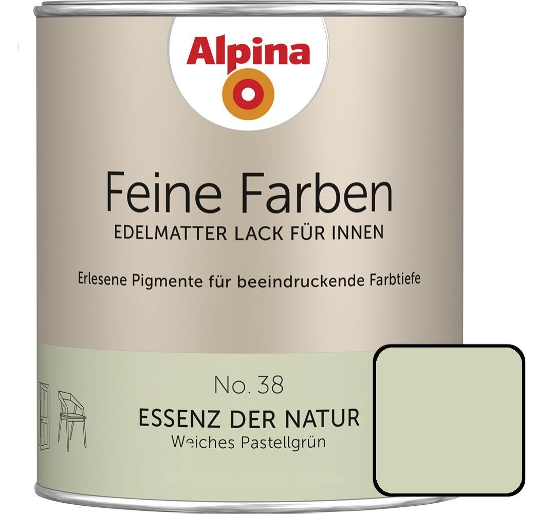 Alpina Wandfarbe Alpina Feine Farben Lack No. 38 Essenz der Natur