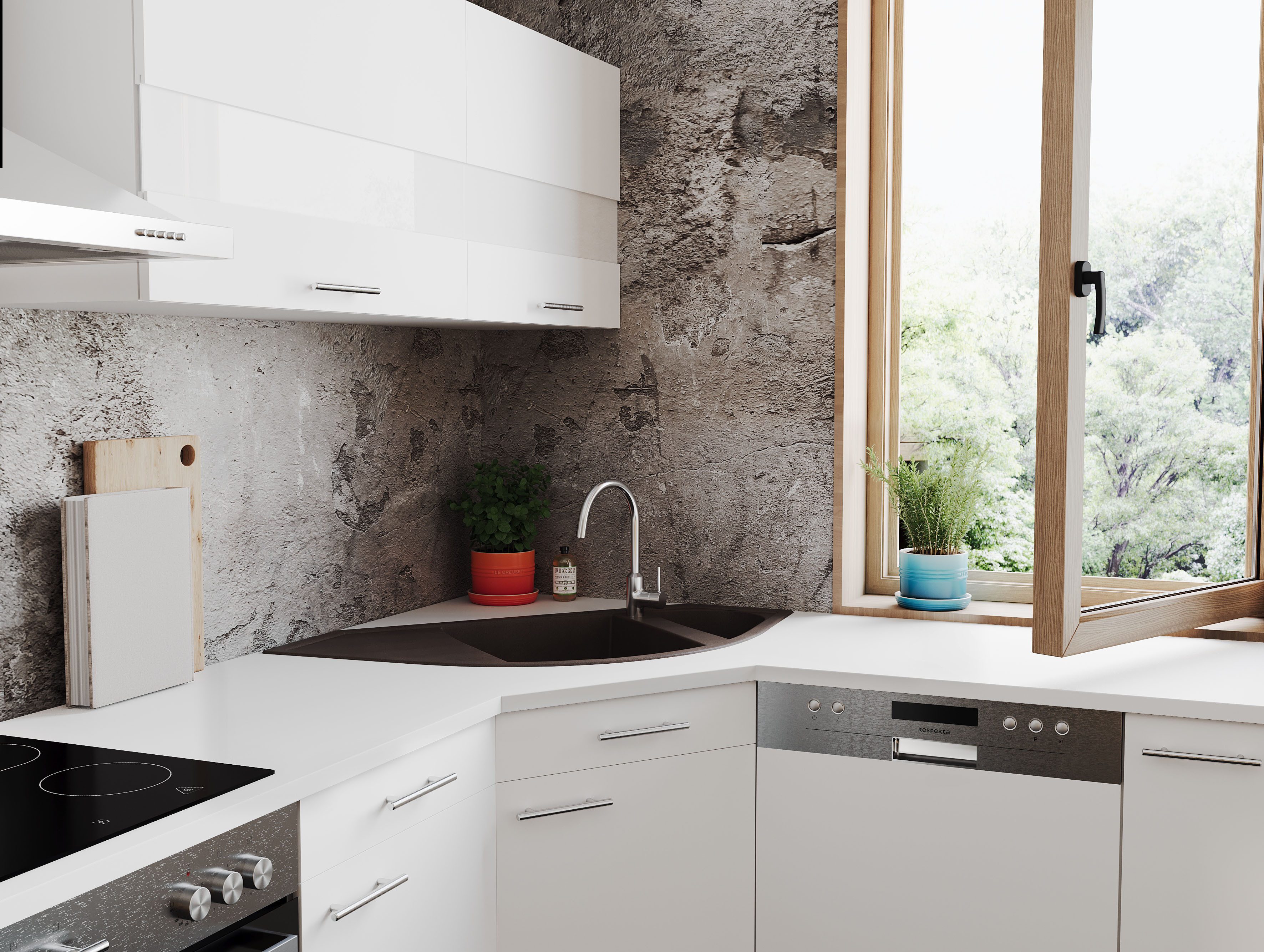 RESPEKTA ARLINGTON 110X52S built-in sink, 110.5/52 cm