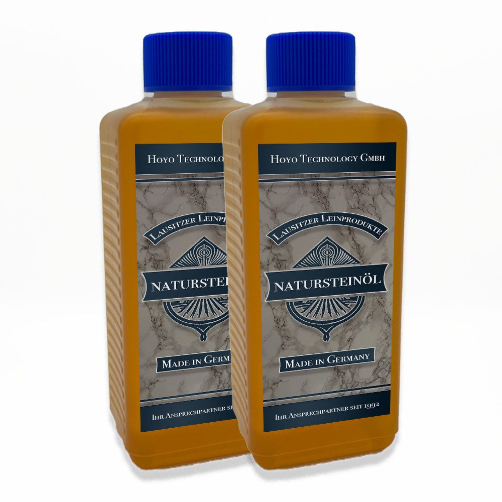 Hoyo Technology GmbH Natursteinöl Imprägnierung, 0,5 L, Ökologisch Umweltfreundlich Naturstein-Imprägnierung, Lebensmittelecht, Umweltfreundlich, Schnelltrocknend, Wasserabweisend