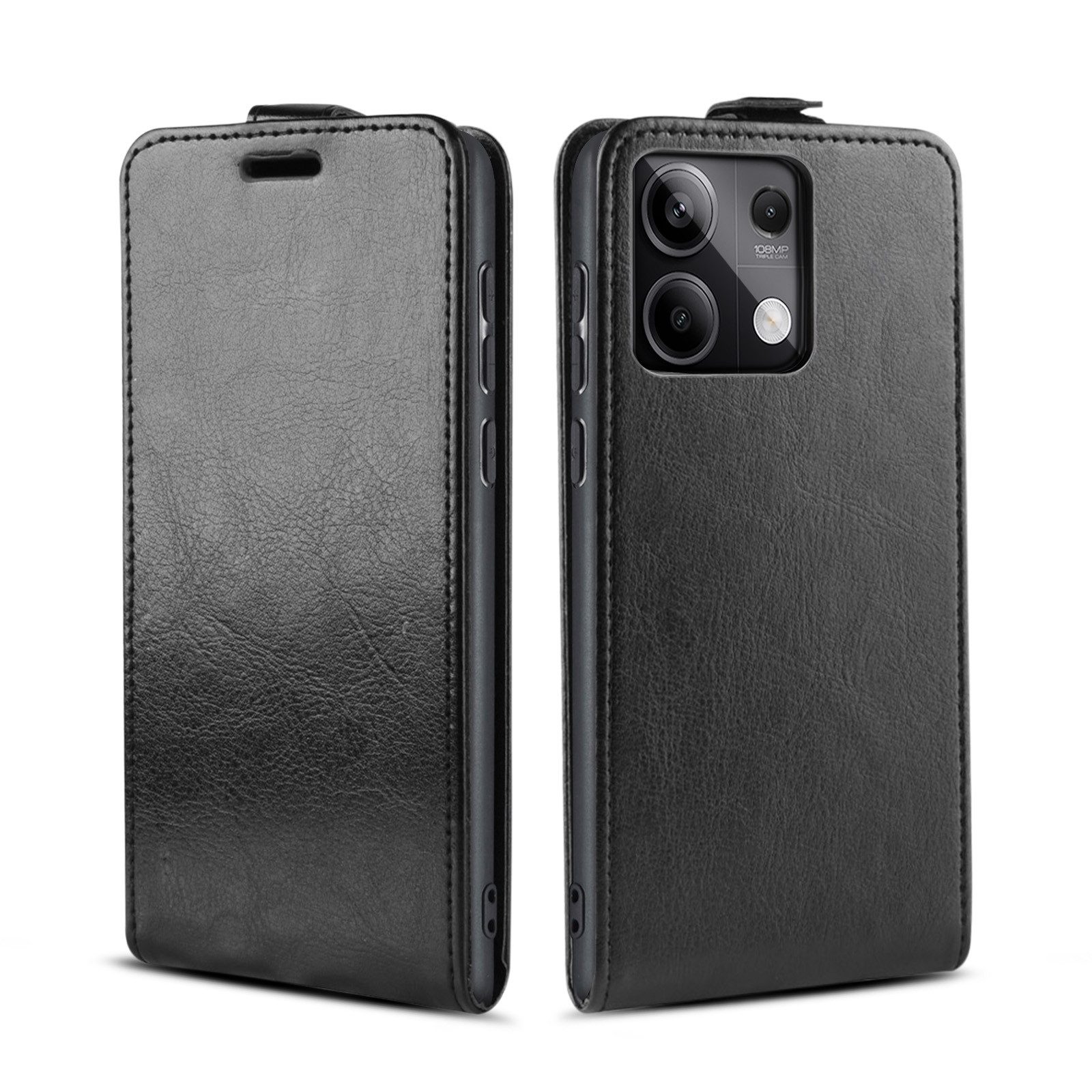 Tec-Expert Handyhülle Klapp Hülle für Xiaomi Redmi Note 13 5G 6.67 Zoll, 6.67", Tasche Klapphülle Case mit Kartenfach Fliphülle vertikal