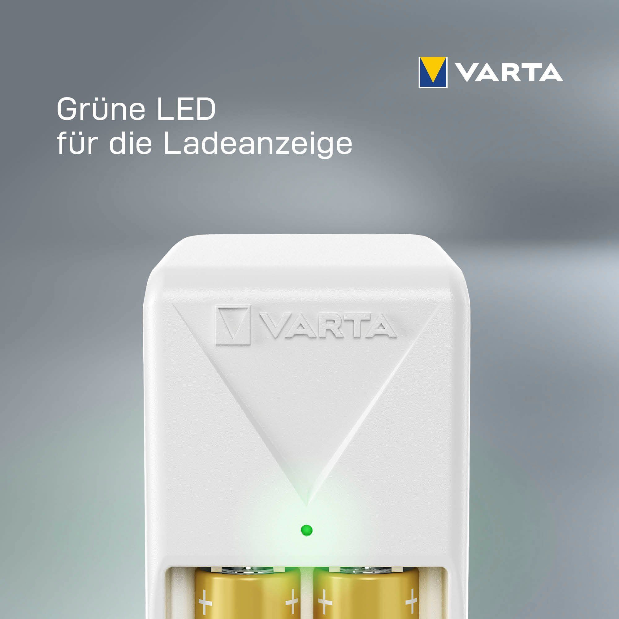 VARTA Mini (1-tlg) Charger Batterie-Ladegerät