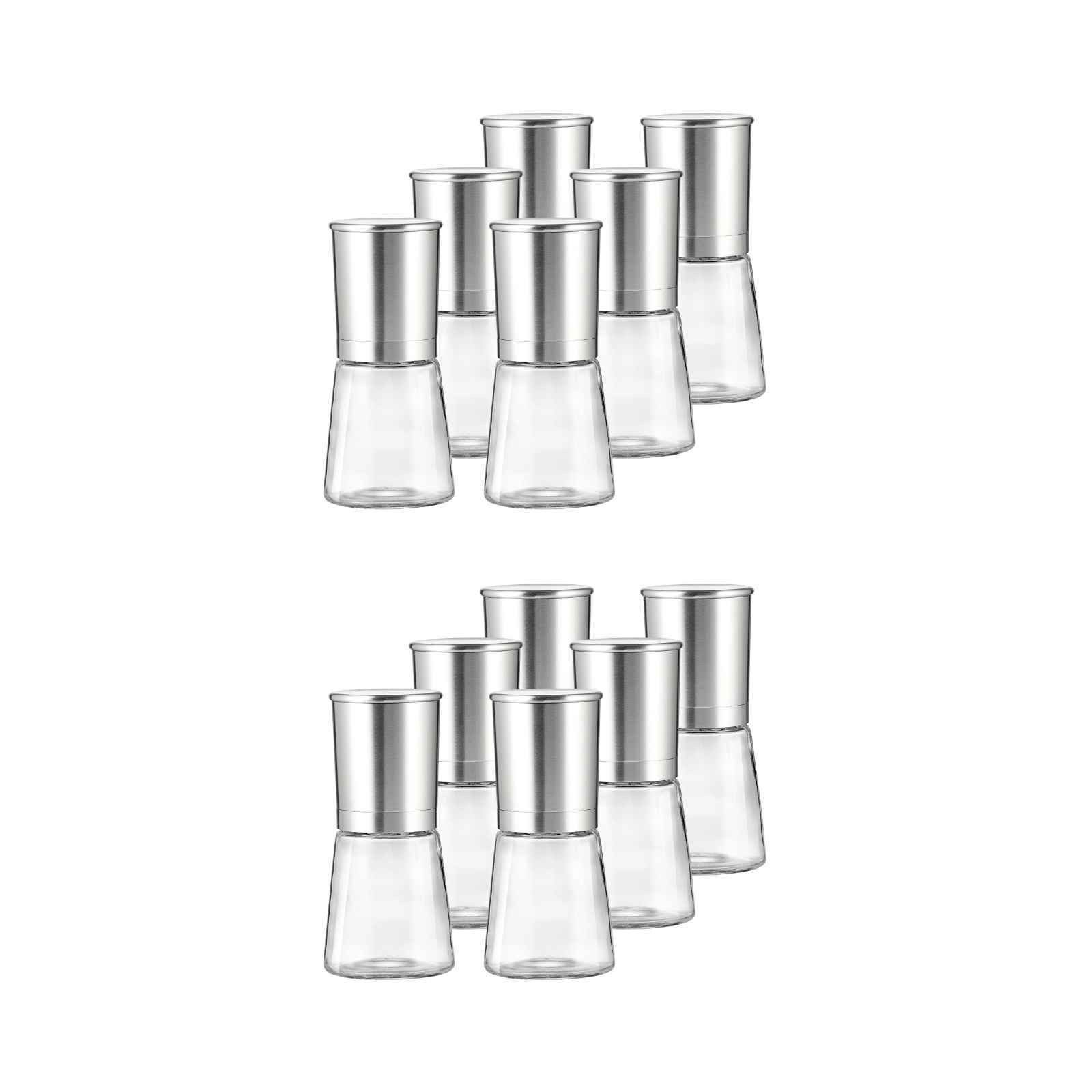 Ritzenhoff & Breker Salz- / Pfefferstreuer Basic Gewürzmühlenset 12er Set, (6x Salzstreuer, 6x Pfefferstreuer, 12-tlg)