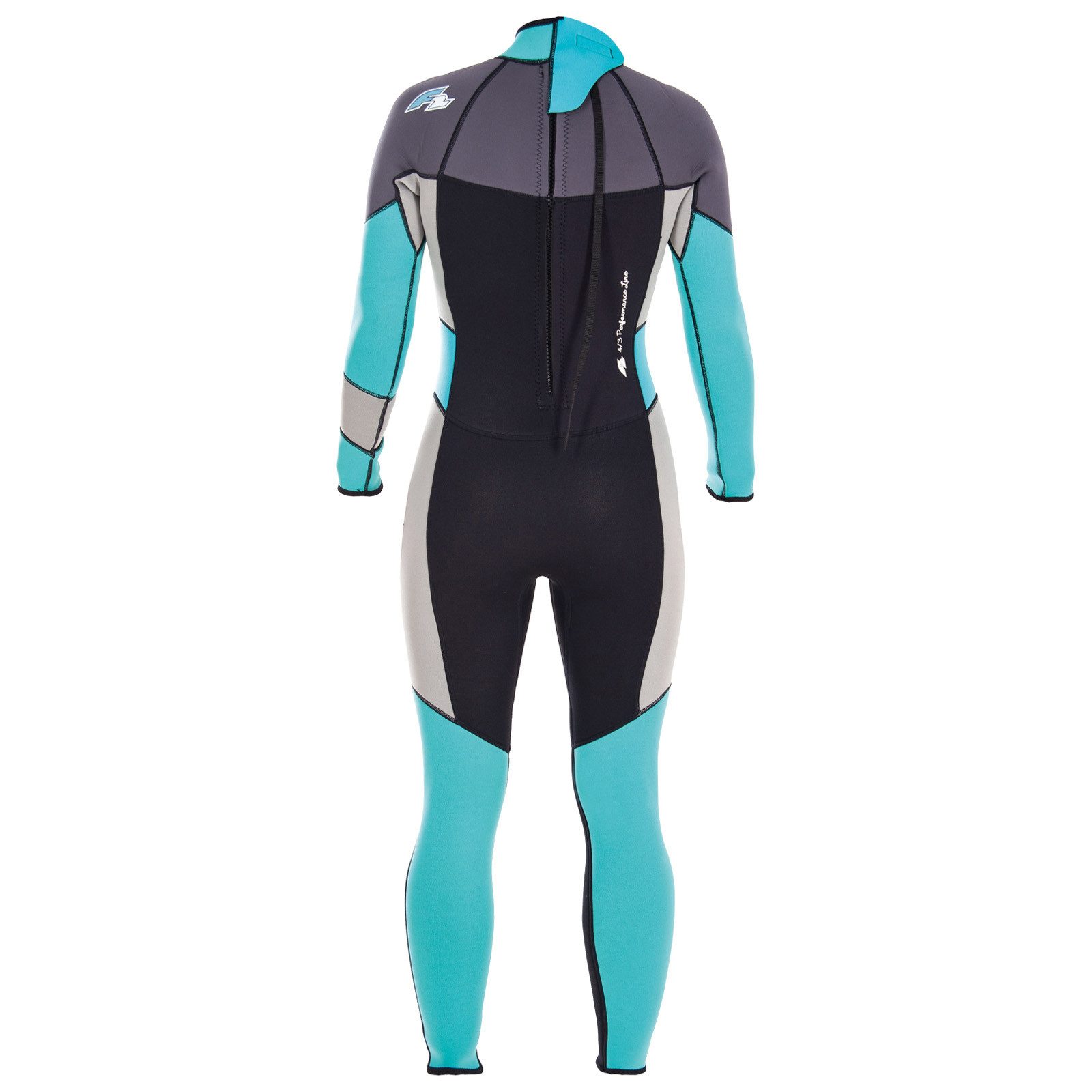 F2 Neoprenanzug F2 Damen Neopren Anzug Gipsy - Full Suit 4/3 mm M Türkis