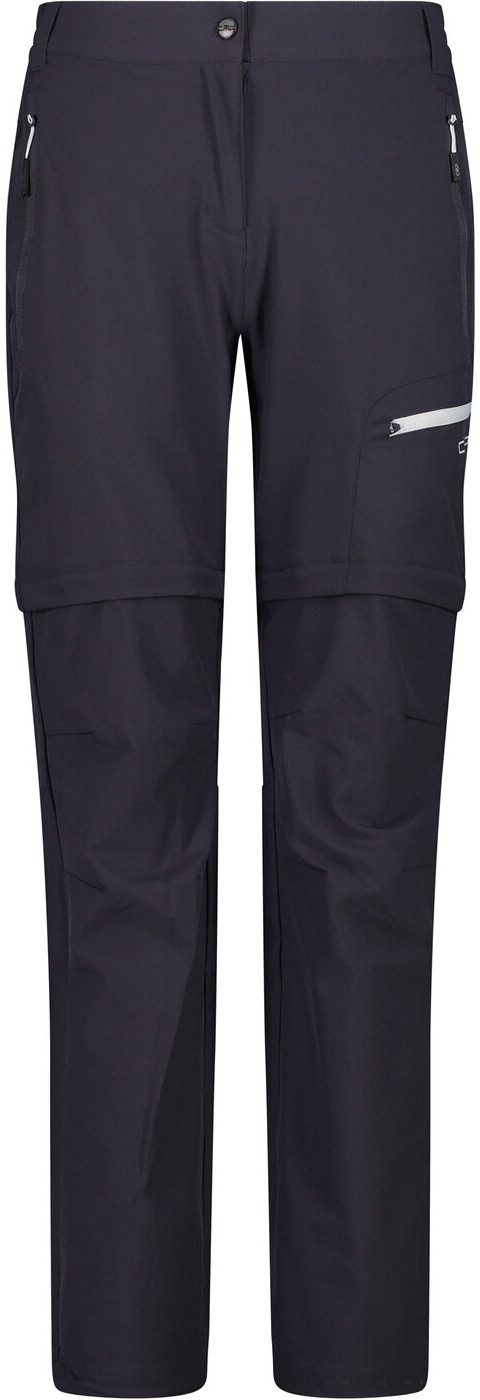 CMP Outdoorhose WOMAN PANT ZIP OFF ANTRACITE-STONE