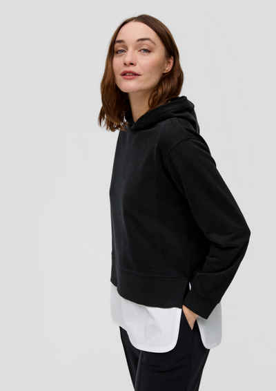 s.Oliver Sweatshirt Sweatshirt mit Layering-Detail Layering