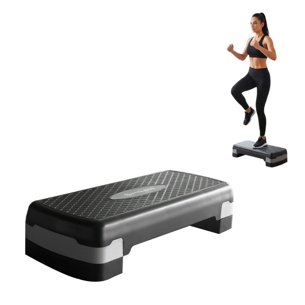 Endless Stepper Aerobic-Übung höhenverstellbar mit 2, ABS-Kunststoff, Für Unisex (1 Aerobic Stepper, Non Slip Surface), für Zuhause, Übung Workout-Plattform