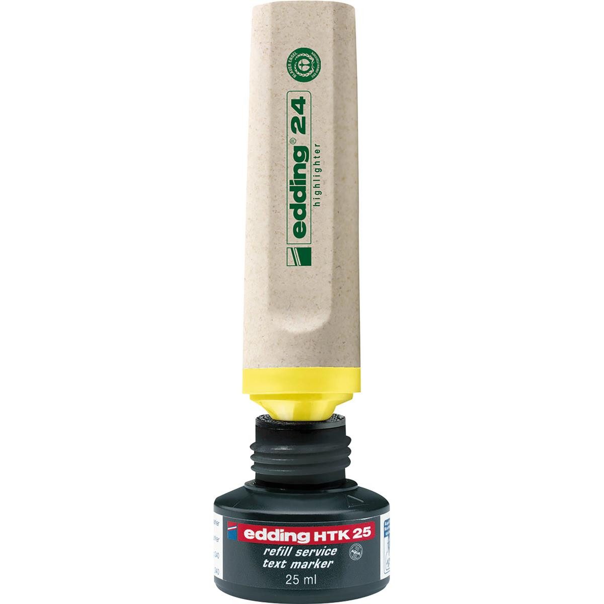 Thumbnail - edding Marker edding HTK25 4-HTK25005 Nachfülltusche 25ml gelb