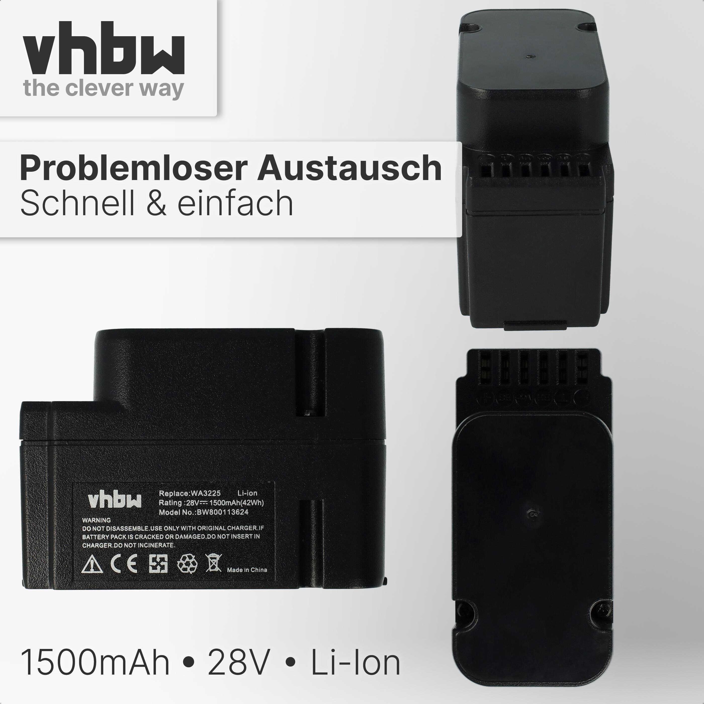 Vhbw Akku Für Worx Landroid - 2000mAh 28V Li-Ion Rasenroboter-Batterie