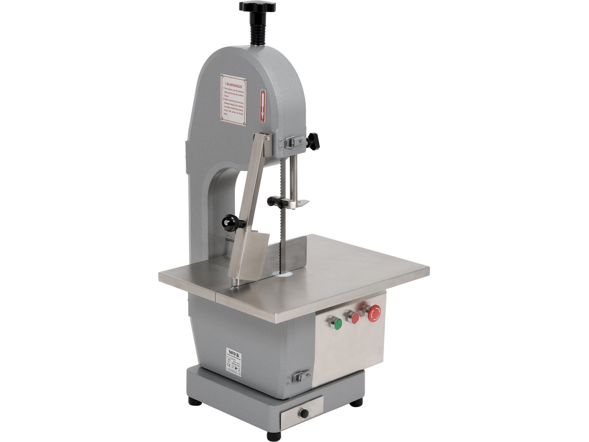 Yato Fleischwolf Gastro Knochensäge, Bandsäge 850W, 4-180mm, 850 W, Profigerät
