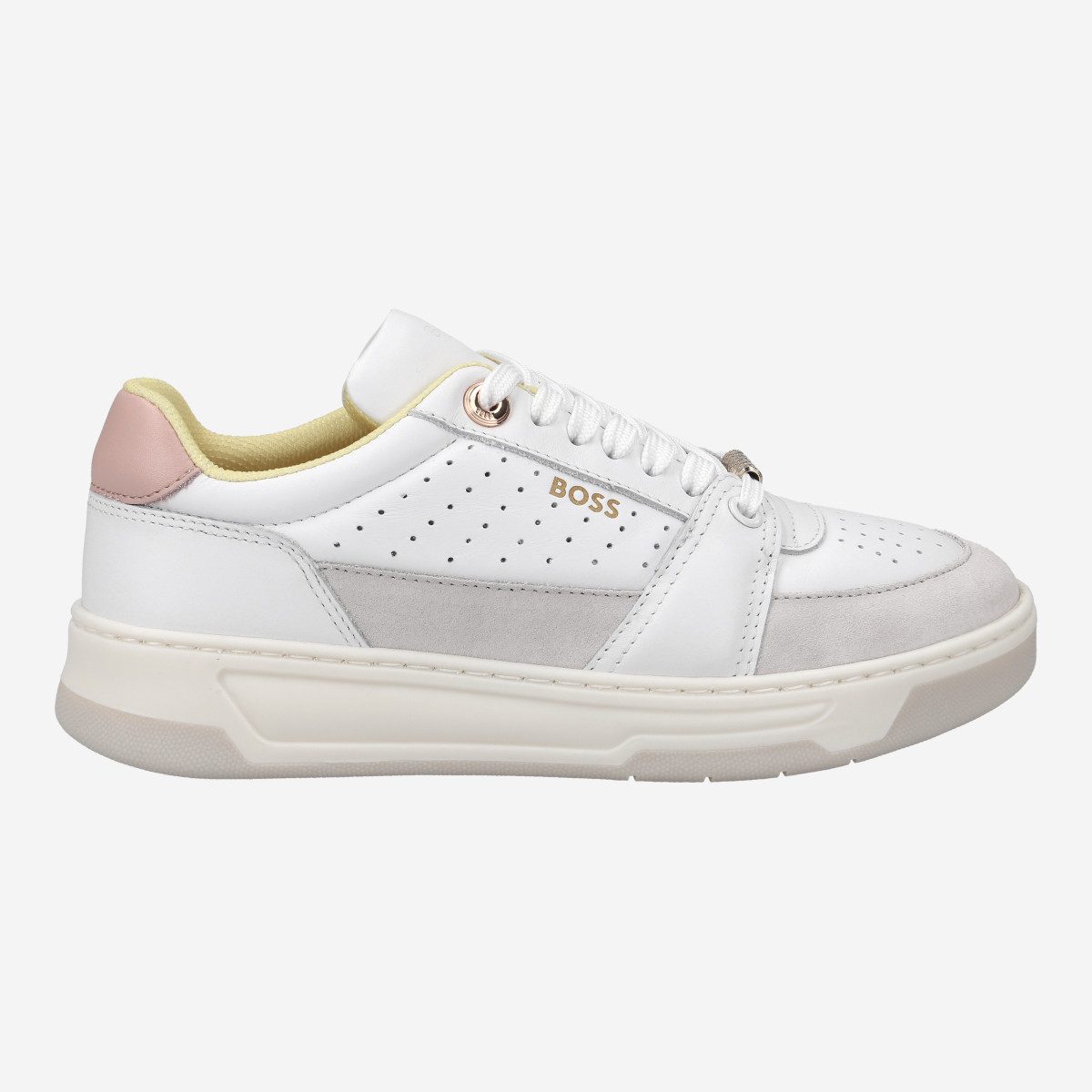 Boss Baltimore_Tenn, Sneaker in Weiß,kombiniert für Damen Sneaker