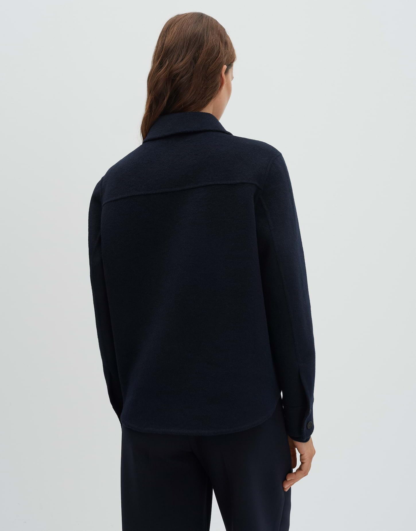 someday Wolljacke NATTA Regular im Overshirt Stil lockere Passform, gerader Schnitt, gekämmte Oberfläche, Woll-Optik