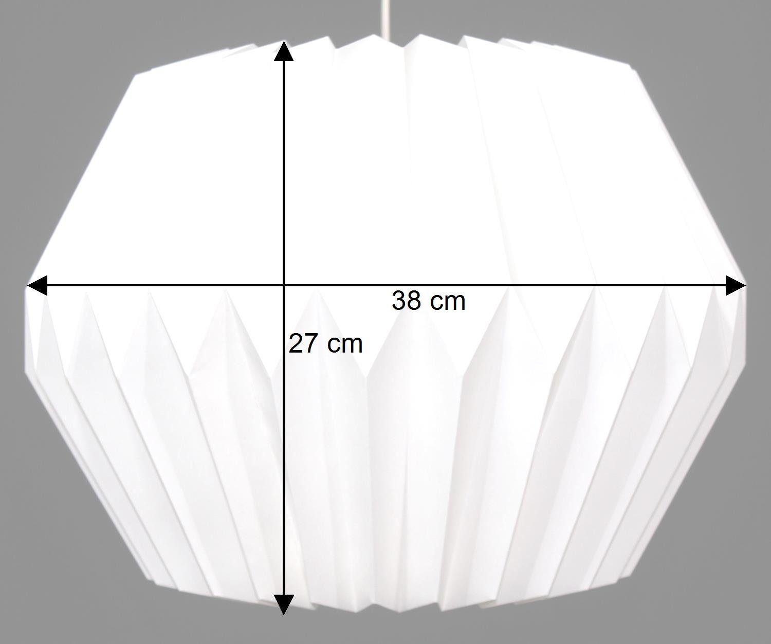 Guru-Shop Lampenschirm Origami Design Papier Lampenschirm - Modell.. – Bild 4 von 4