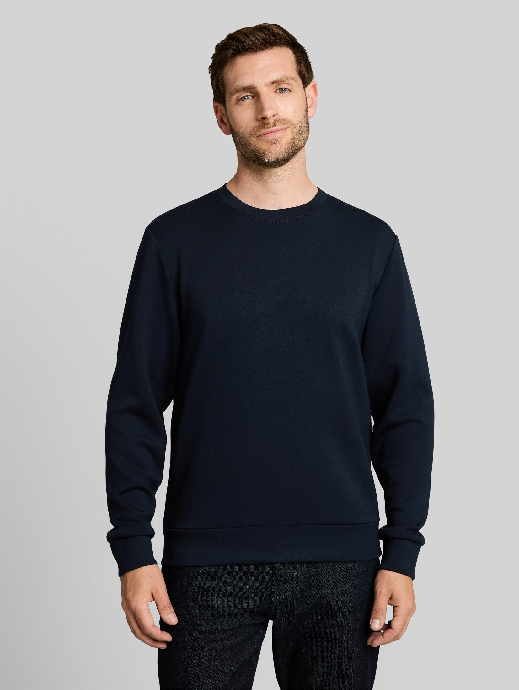 TOM TAILOR Sweatshirt Strick & Sweatshirts Basic Scuba Sweatshirt