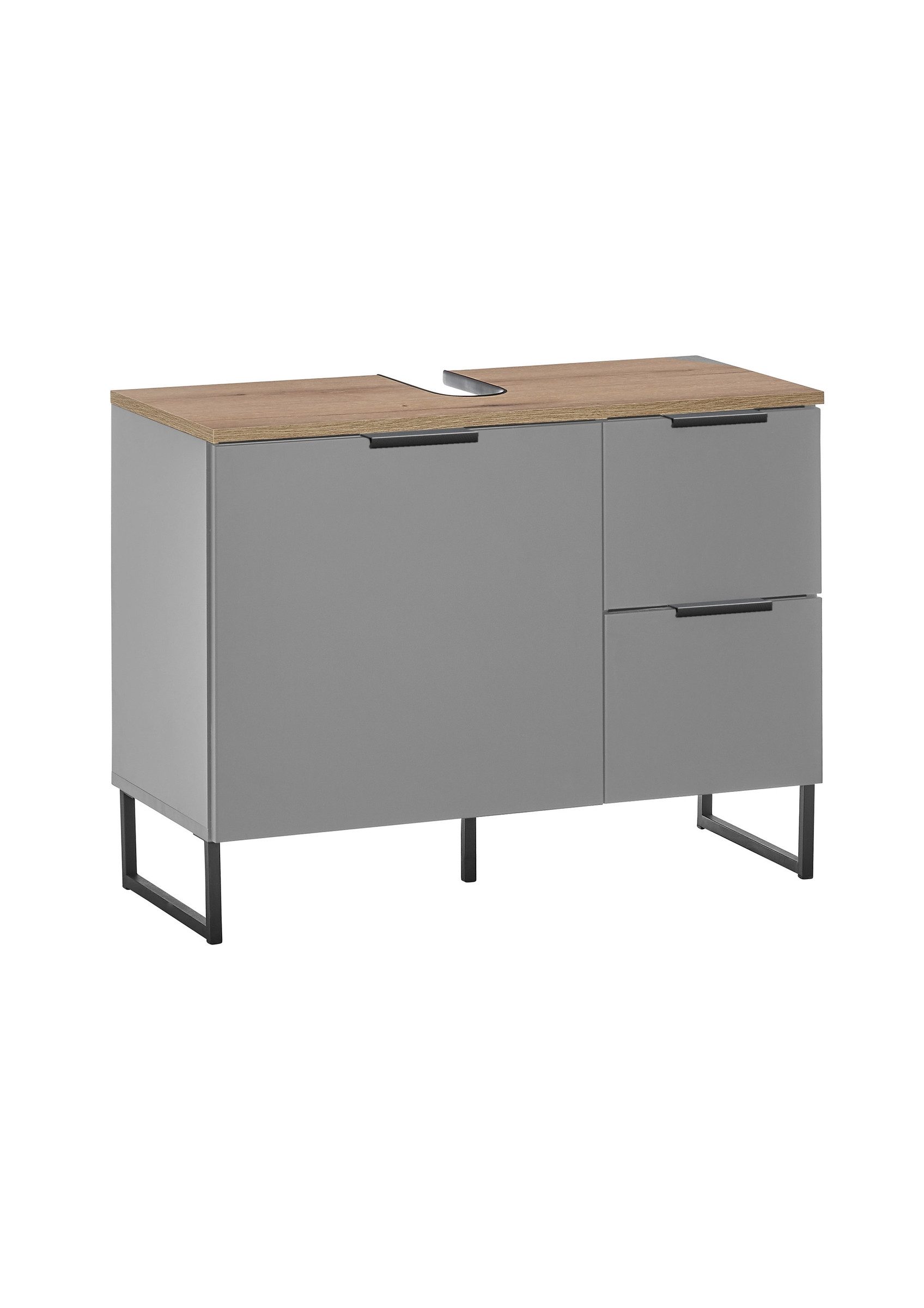 PREISBRECHER Waschbeckenunterschrank Denver 1 Tür, 2 günstig online kaufen