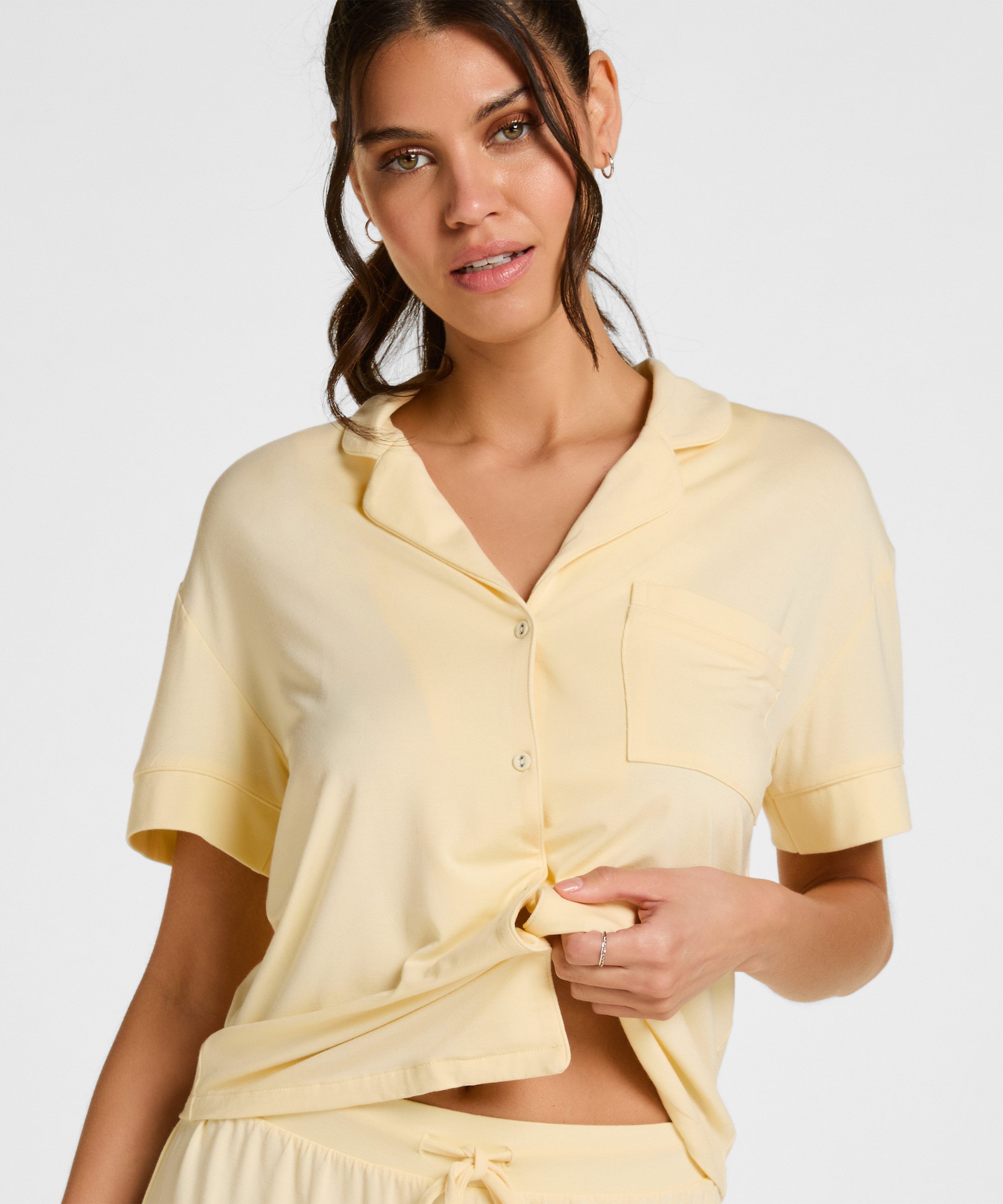 Hunkemöller Pyjama Essential Jersey Short-Sleeved Jacket