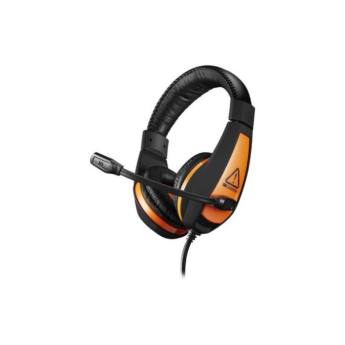 Canyon Gaming Headset GH-1A 2x3.5mm "StarRaider" back/orange retail HiFi-Kopfhörer