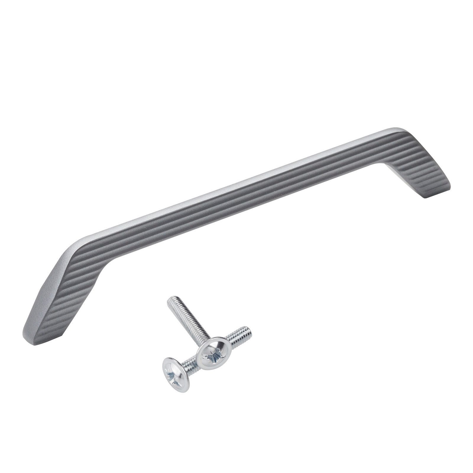 SO-TECH® Möbelgriff Bügelgriff PLANE, Lochabstand 160 mm, anthrazit (Spar-Set, 10-St), Designed in Germany - 10 Stück inkl. Schrauben