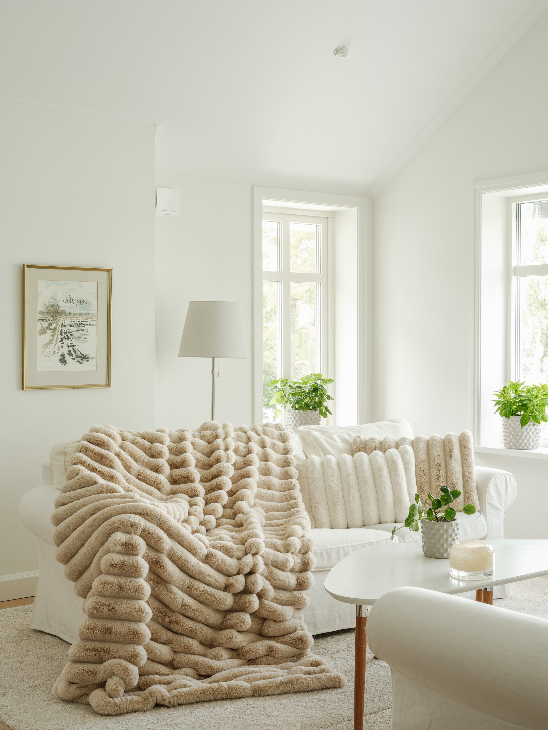 Wohndecke Trendige Kuscheldecke Felloptik 140x220 cm, günstig online kaufen