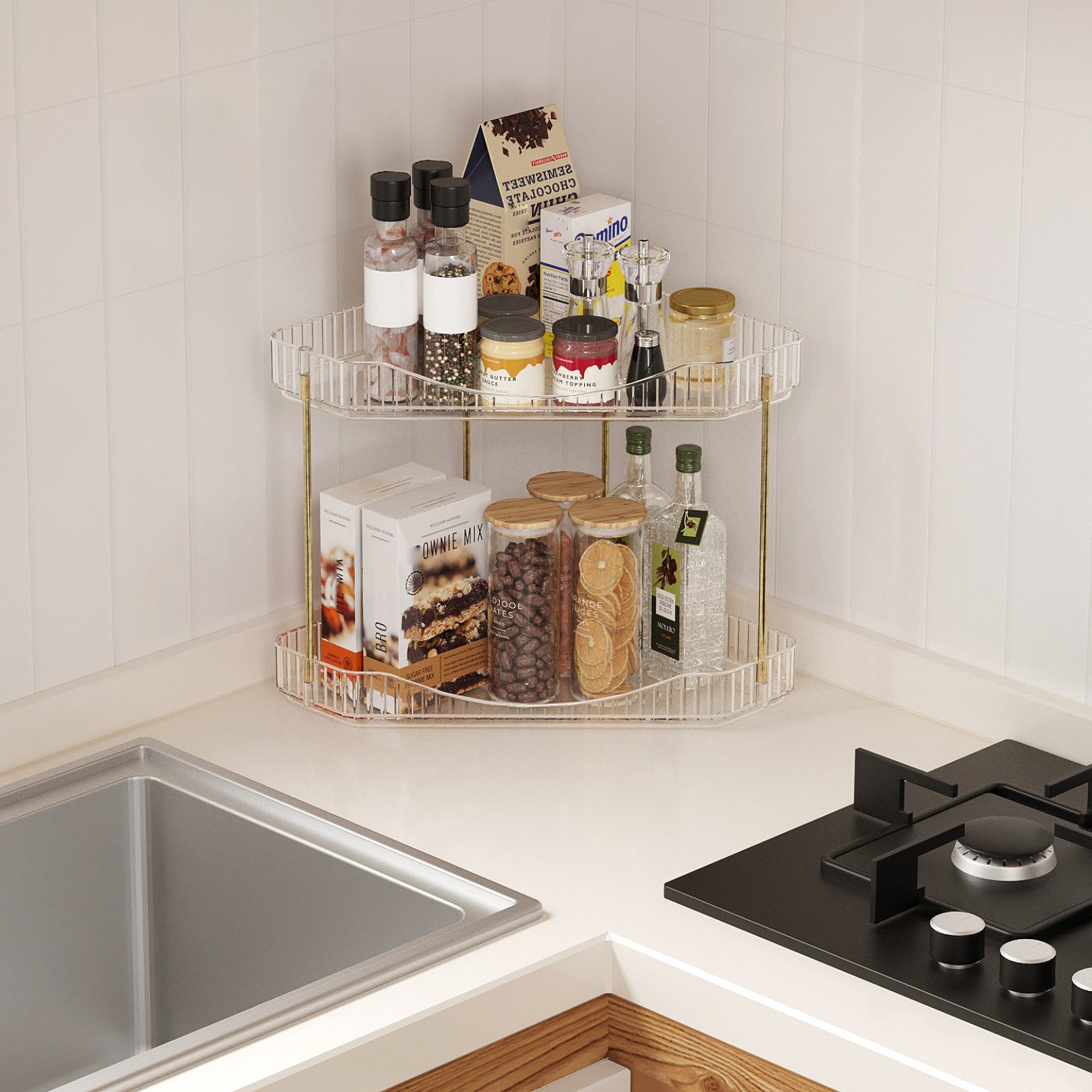 Lifewit Badaccessoire-Set Make Up Organizer, Schminktisch Organizer, für Parfüm Hautpflegemittel