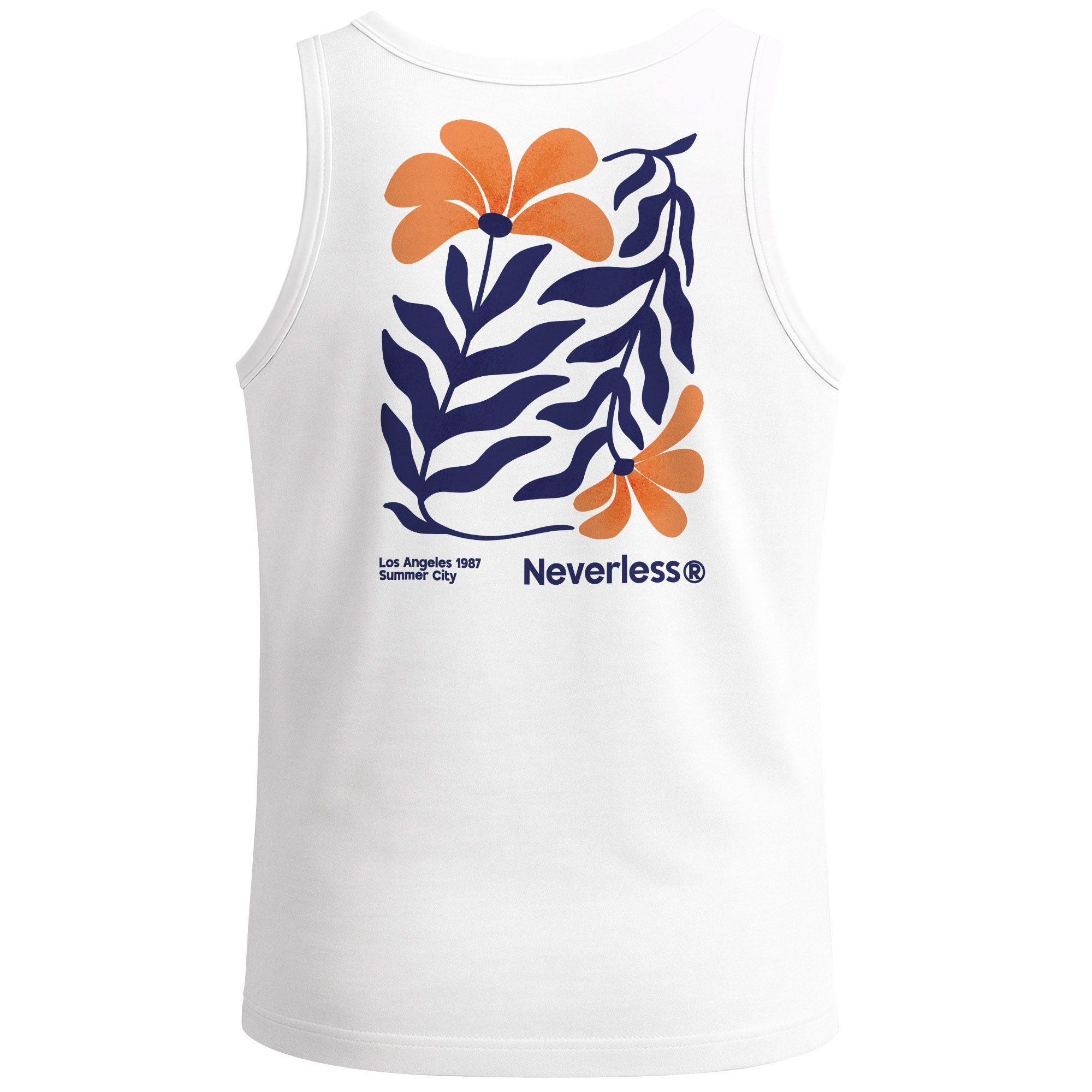 Tanktop Herren Tank-Top Backprint – Botanical Design – Muscleshirt mit Grafik