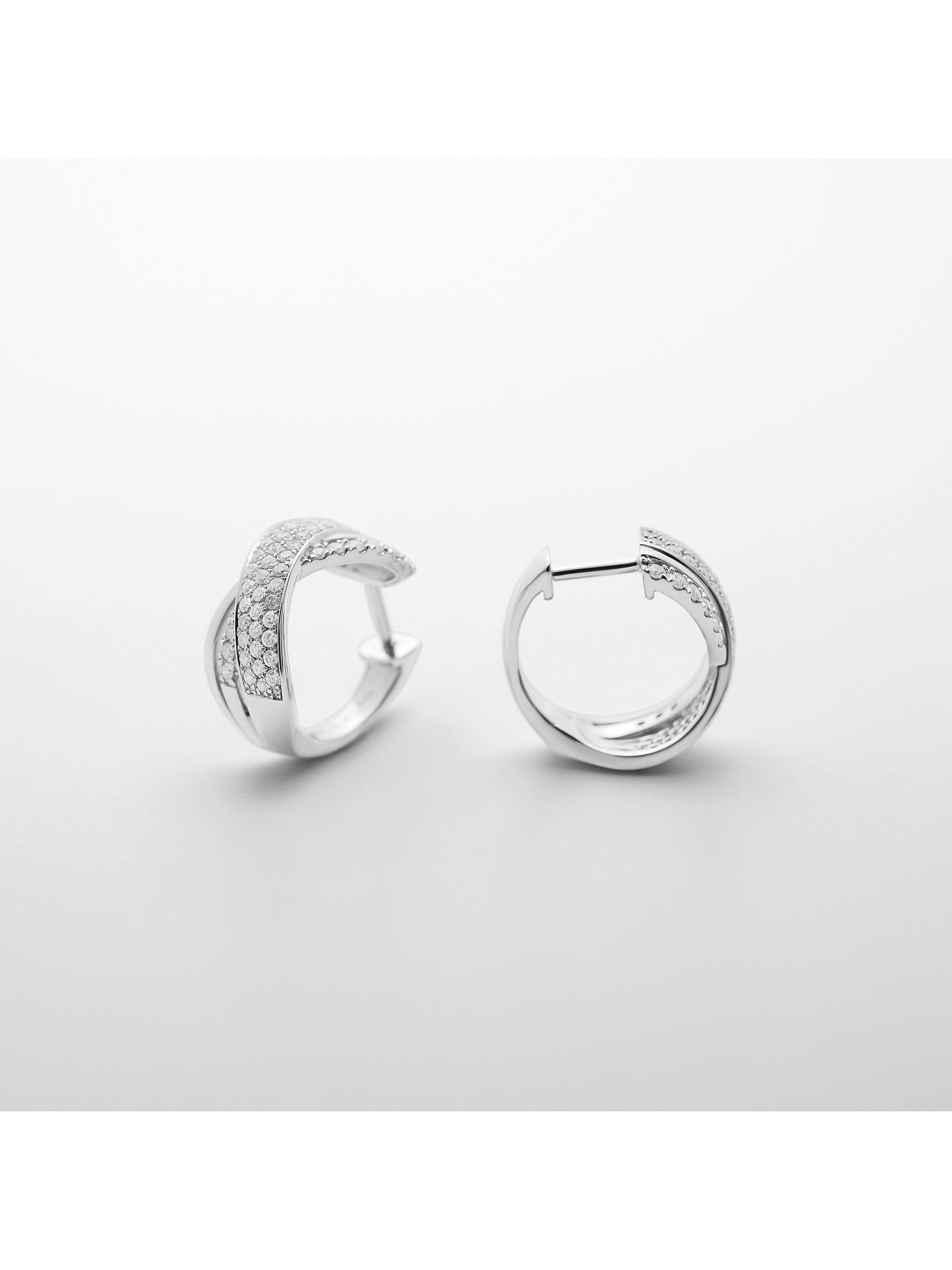 CHRIST Paar Creolen CHRIST Damen-Creolen 8 Diamant (Paar), Highlight 2025
