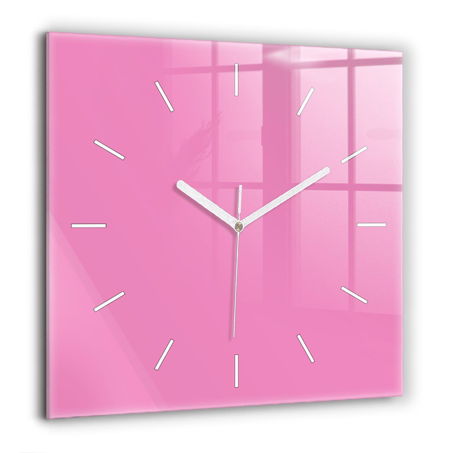 Tulup Wanduhr Wanduhr Modernistische Glaswanduhr 60x60cm günstig online kaufen