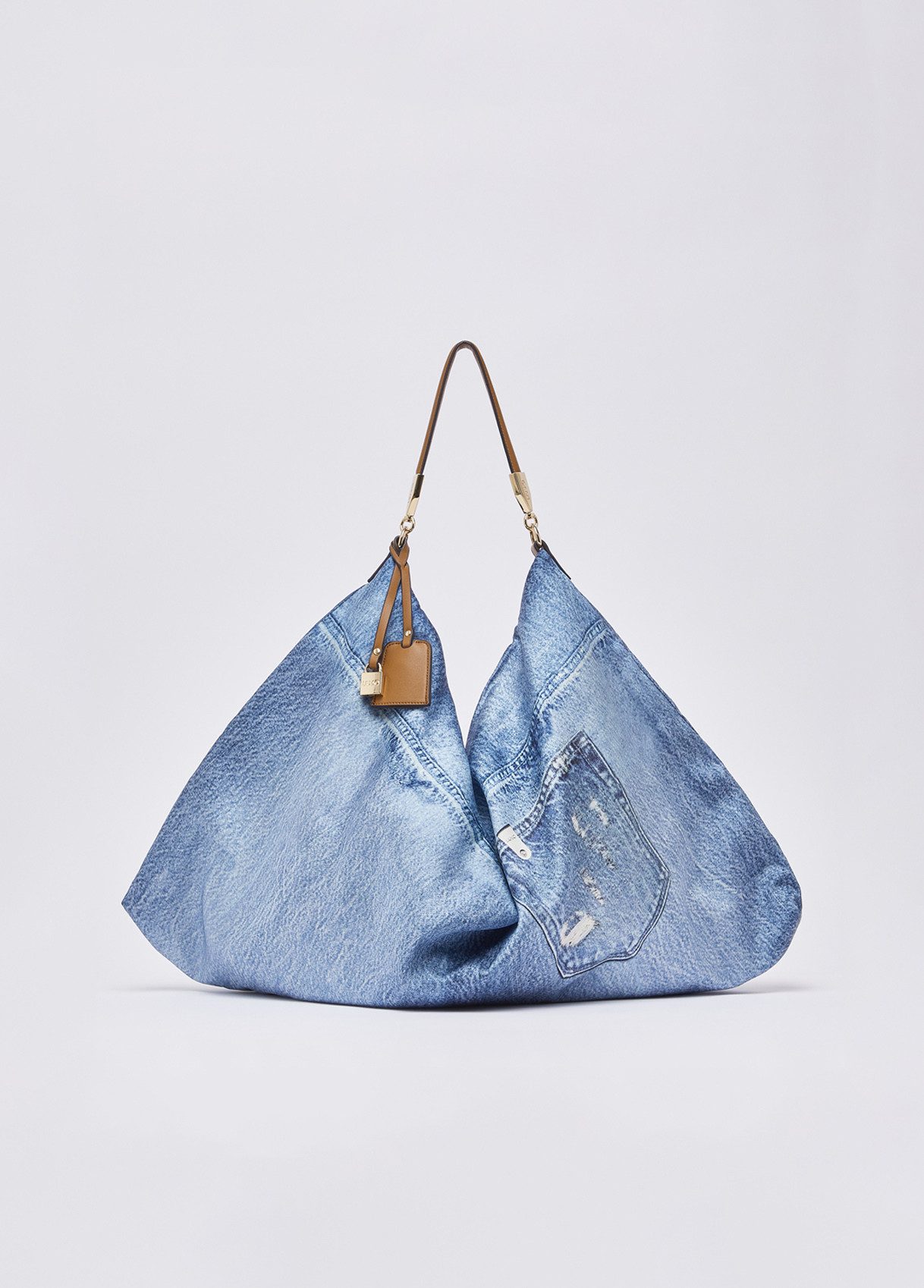 Liu Jo Schultertasche FOULARD BAG - Handtasche Damen - Tasche - Satin Tasche