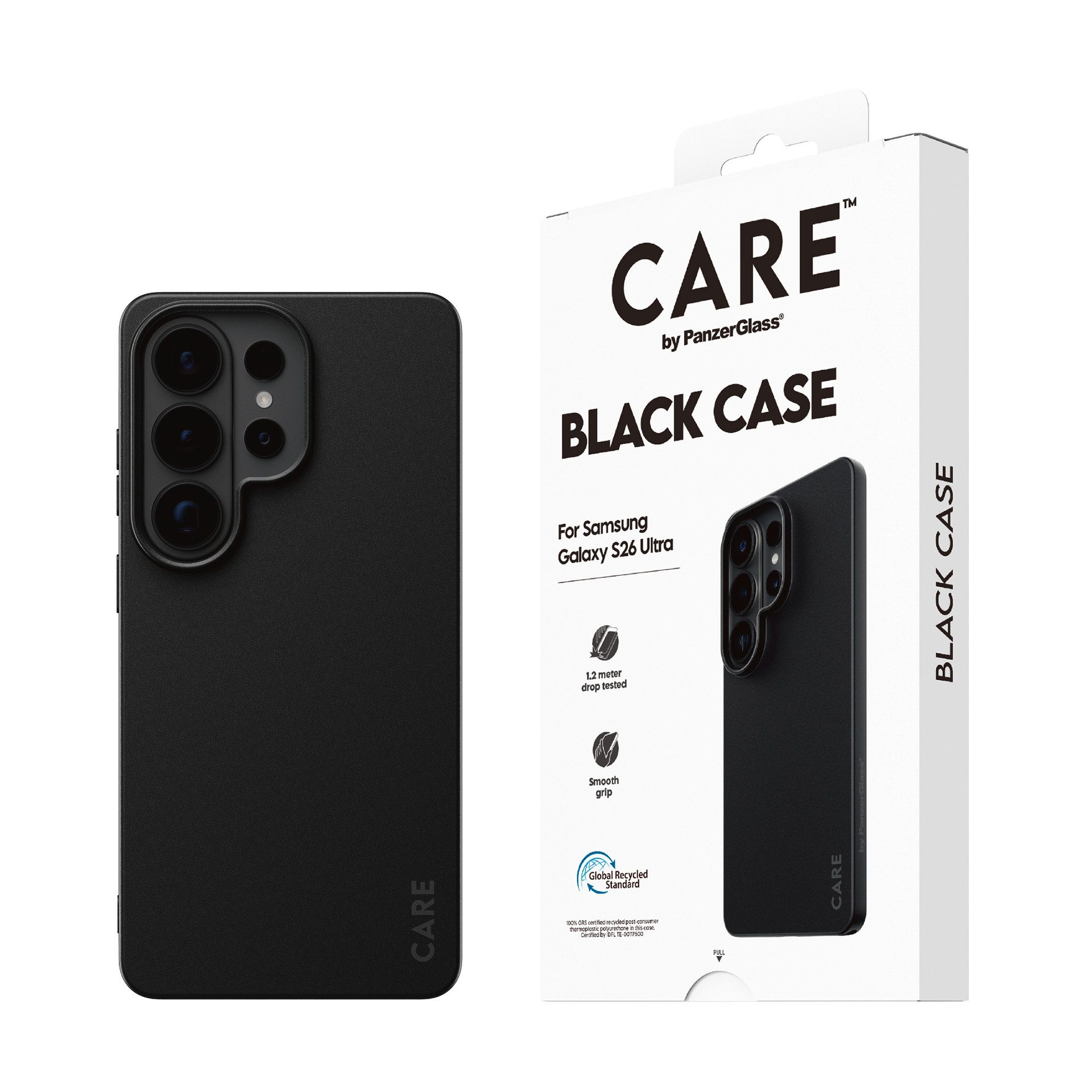 CARE by PanzerGlass Handyhülle TPU Case für Samsung Galaxy S26 Ultra, Backcover, Schutzhülle, Handyschutzhülle, Case, Schutzcase, stoßfest