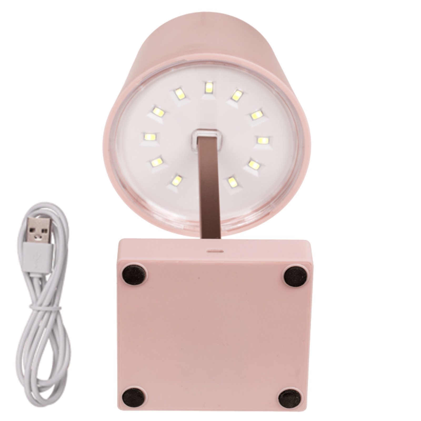 HAC24 Nachttischlampe Tischleuchte mit Touchfunktion USB Nachttischlampe Schreibtischlampe, LED fest integriert, Warmweiß, Dimmbar
