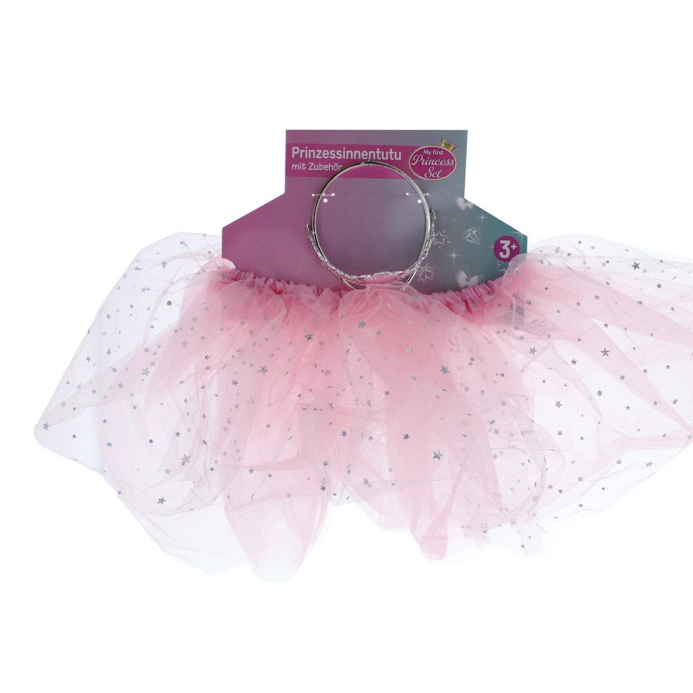 Kostüm Prinzessinnentutu mit Tiara - pink