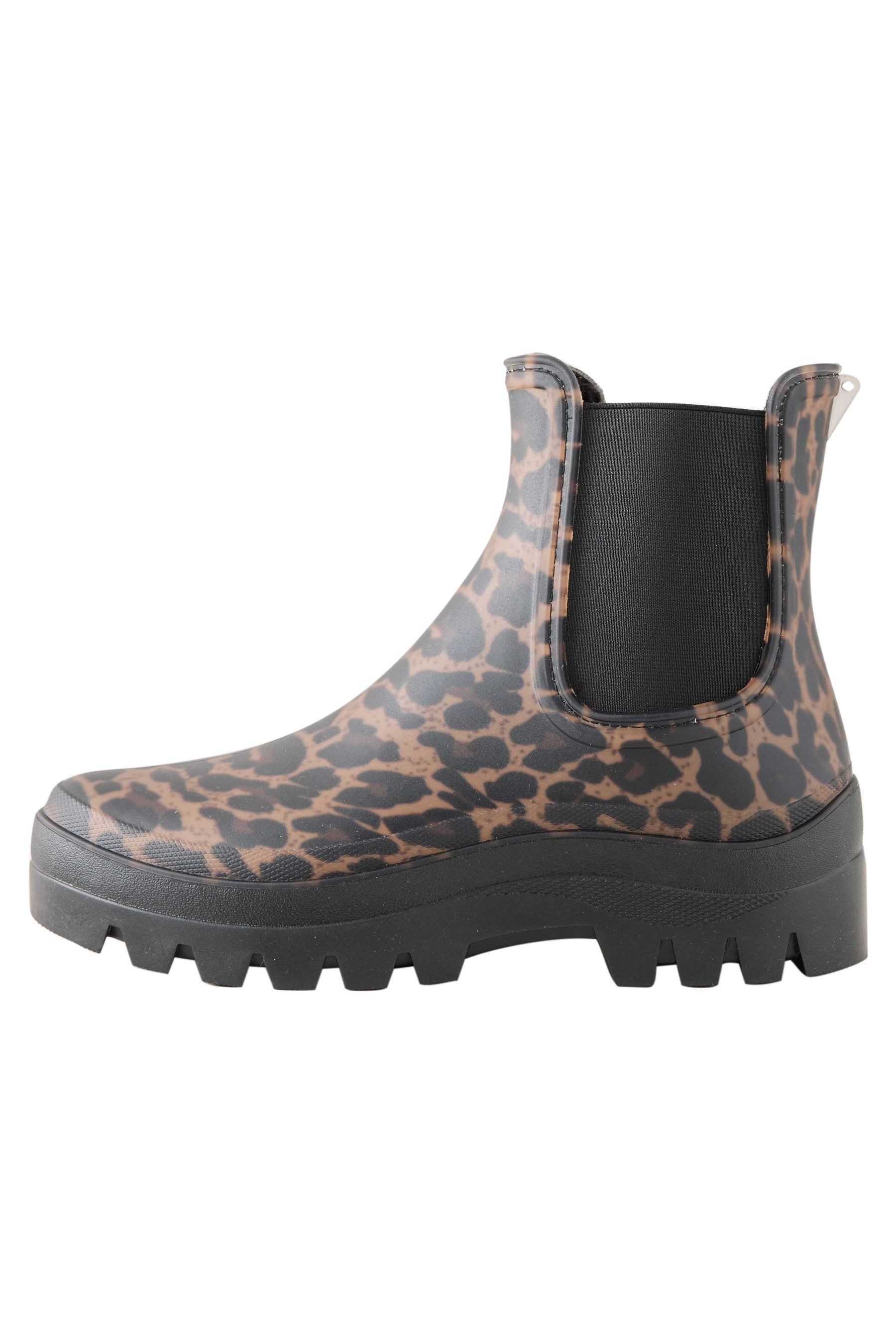 Next Chelsea-Gummistiefel mit Kunstfellfutter Gummistiefel (1-tlg)