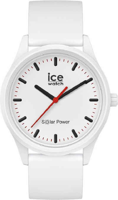 ice-watch Quarzuhr, Ice-Watch - ICE solar power Polar - Weiße Herren/Unisexuhr