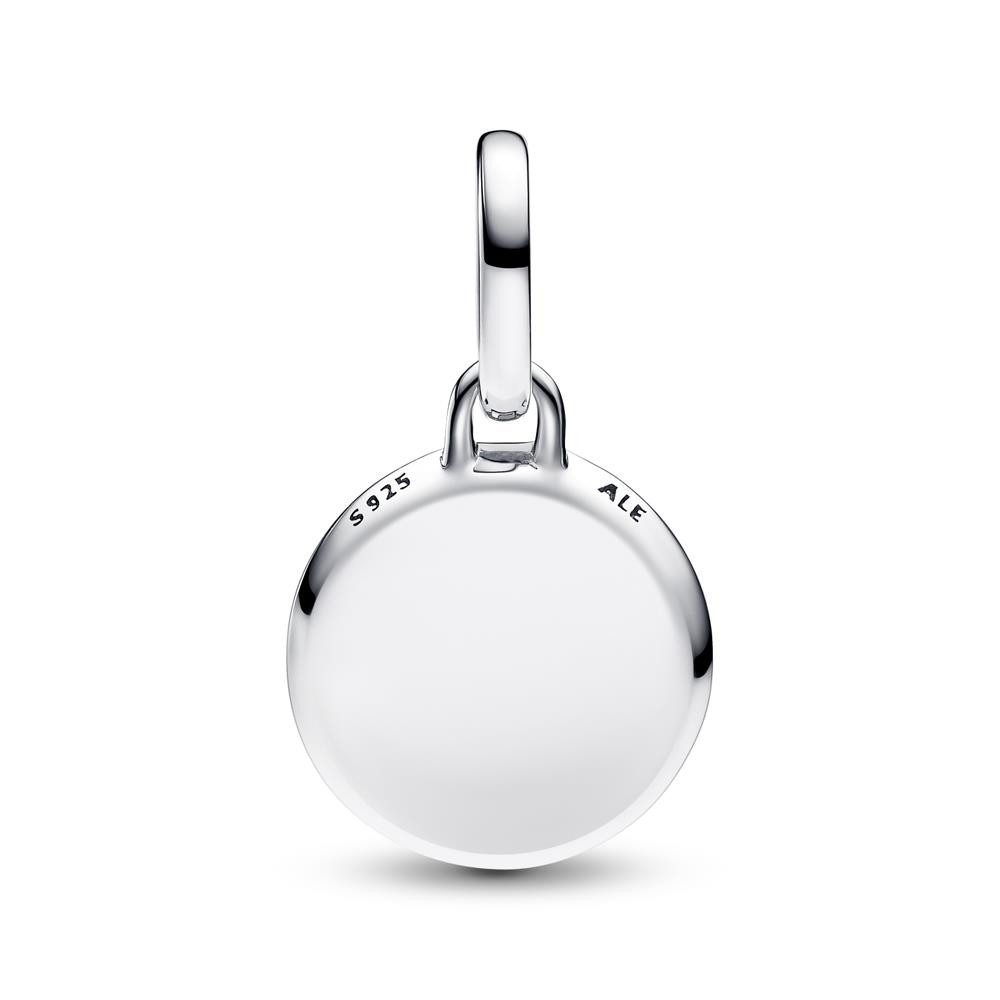 Pandora Charm-Einhänger Mini-Medaillon-Charm aus Sterlingsilber, ME, rotes Glas von PANDORA