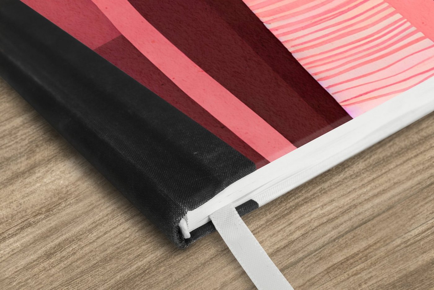 Thumbnail - MuchoWow Notizbuch Abstrakt - Rosa - Formen - Pastell, Journal, Merkzettel, Tagebuch, Notizheft, A5, 98 Seiten, Haushalt...