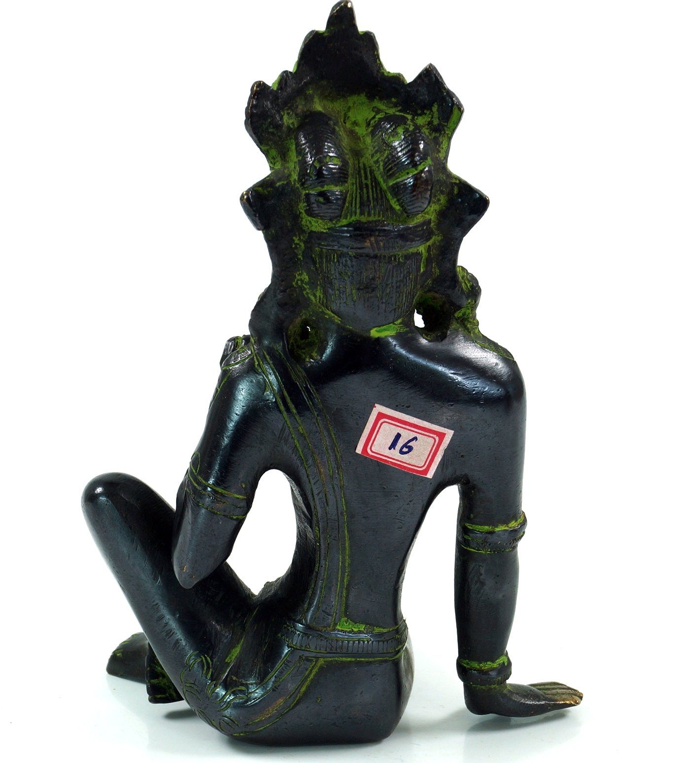 cm 2 Dekofigur Motiv Guru-Shop Statue - Laxmi Messingfigur, 16