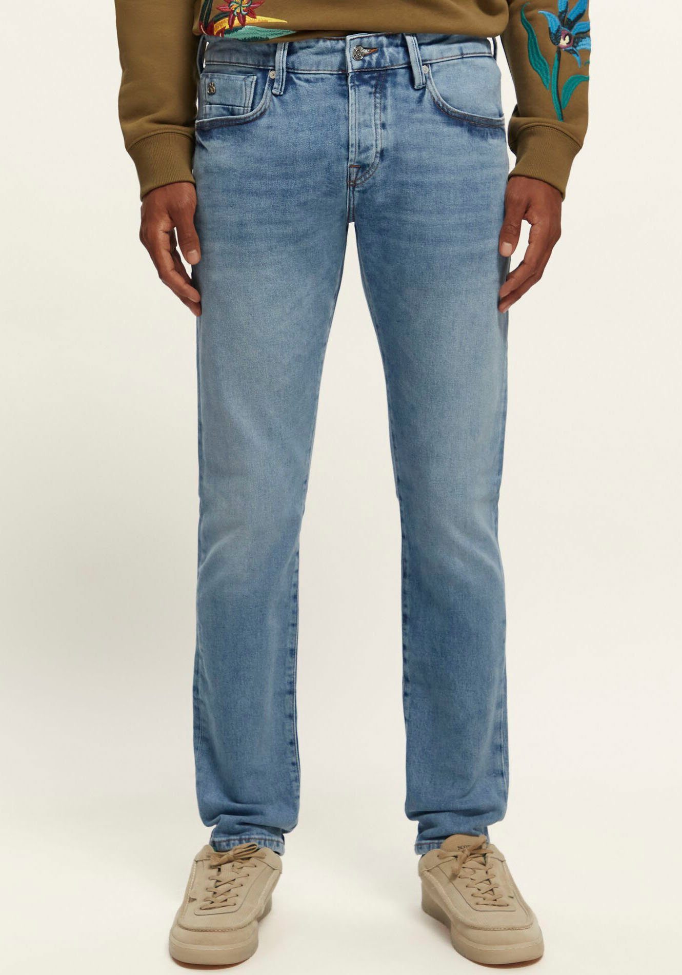 Faded-out mit jeans,Blauw slim Breath regular Soda Slim-fit-Jeans Ralston Effekten Scotch &