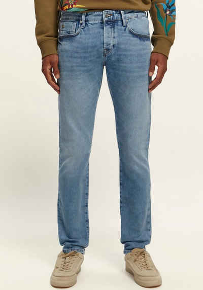 Scotch & Soda Slim-fit-Jeans Ralston regular slim jeans,Blauw Breath mit Faded-out Effekten