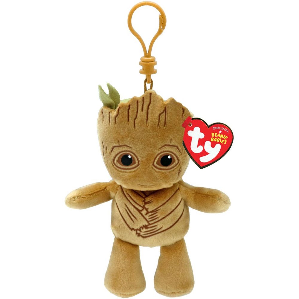 Ty® Spielfigur Marvel - Beanie Boos Clip - Groot - ca. 7 cm