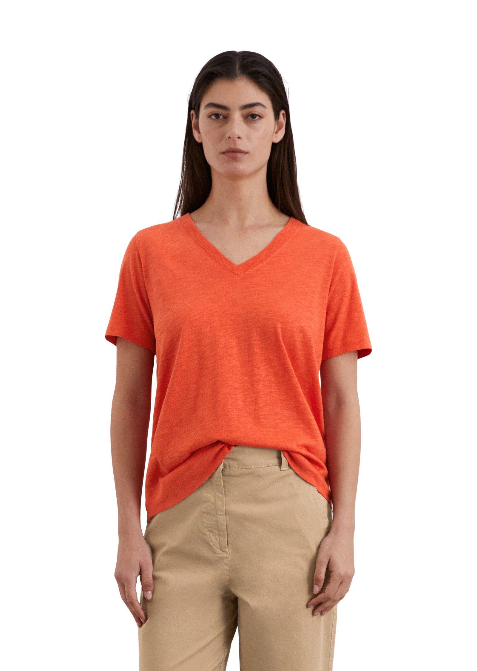 T-Shirt aus Baumwolle-Viskose-Mix