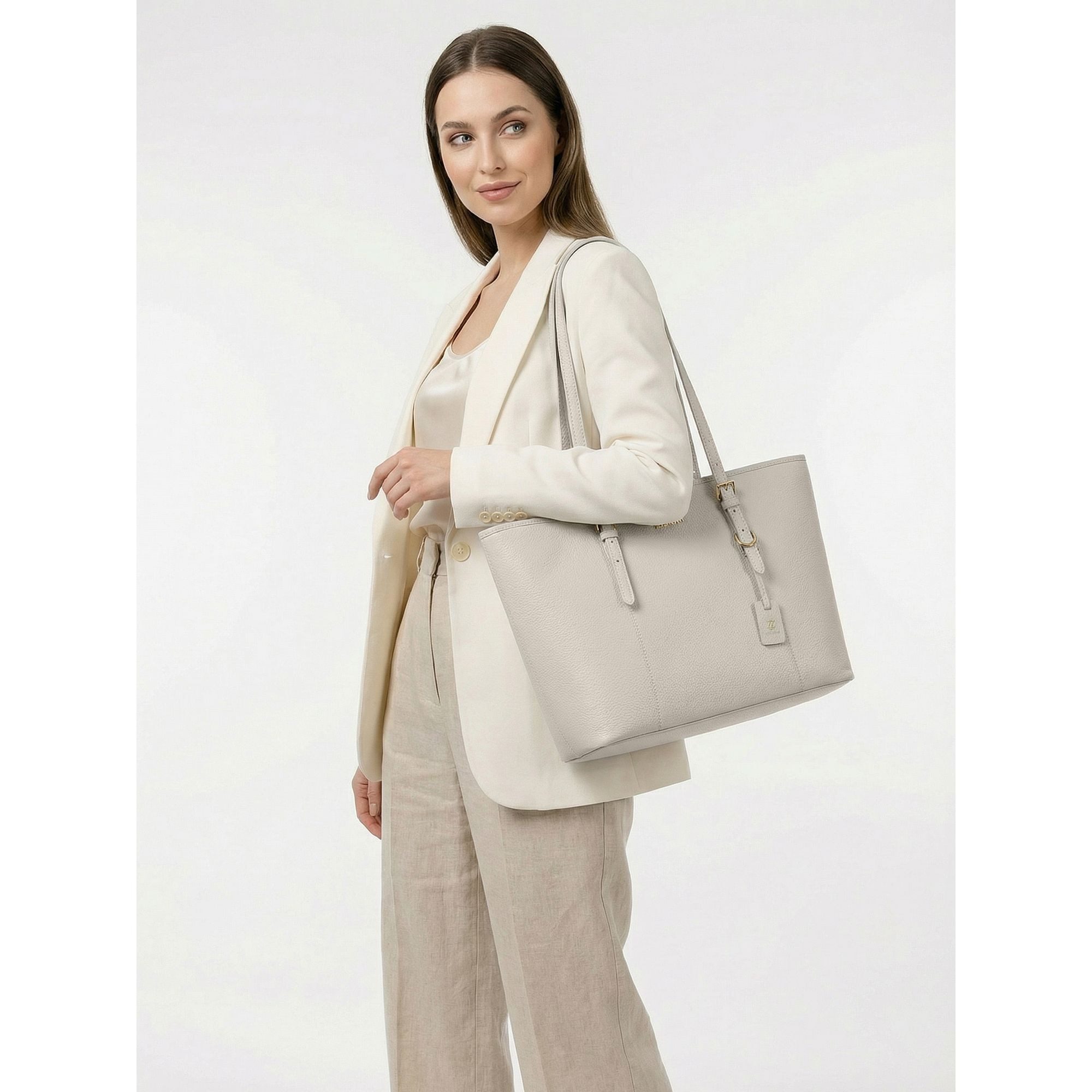 Lazarotti Shopper Bologna Leather, Leder